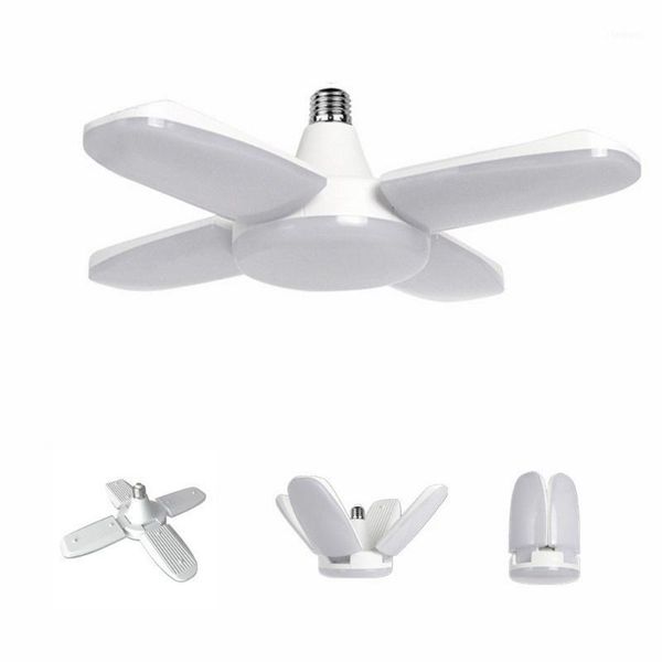 

portable lanterns e27 led garage light foldable super bright bulb 6500k ceiling lamp 4 adjustable fan blades home energy saving lighting too