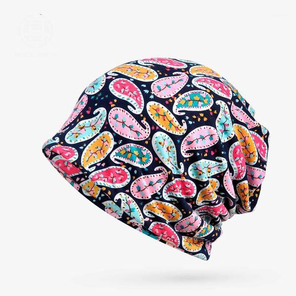 

new flowers thin women knitted hat female breathable beanies caps bonnet cuff hedging cap bone 2 in 11, Blue;gray