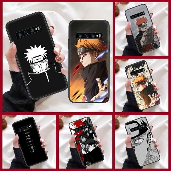 

naruto's pain mobile phone case samsung galaxy note s 8 9 10 20 plus e lite utra black waterproof soft box fashion first trend back4fre