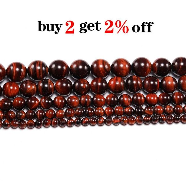 

1strand lot 4 6 8 10 12 mm aaaaa natural stone red tiger eye agat round beads loose spacer bead for jewelry h wmtywr