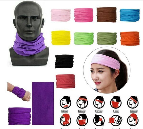 

25 colors fashion bandana face mask outdoor sports headband turban wristband headscarf neck gaiter magic scarve bbynux nana_shop