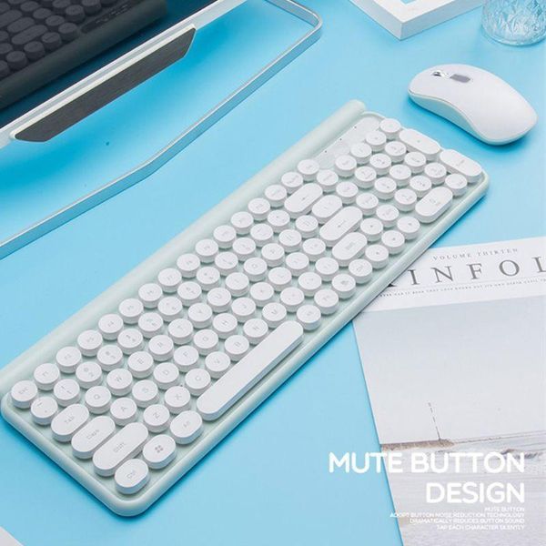 

wireless keyboard and mouse set battery powered silent deskcomputer lapkeypad office home gaming mouse keyboard1