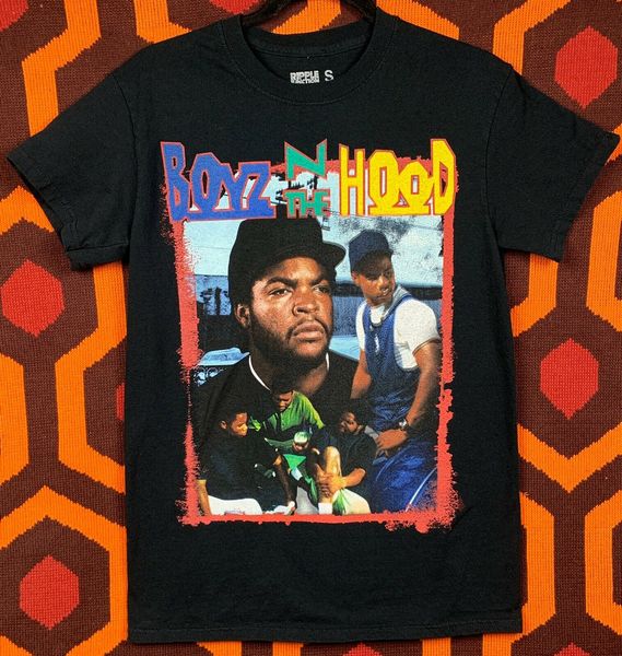 

boyz n the hood doughboy t-shirt small ripple junction ice cube rap tee sport hooded sweatshirt hoodie