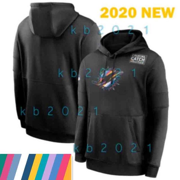 

2020 новый майами дельфины толстовые толстовки мужчины woemn kid champtshirt важным уловом боковой эффективность пуловер футбол hoodie black, Black;red