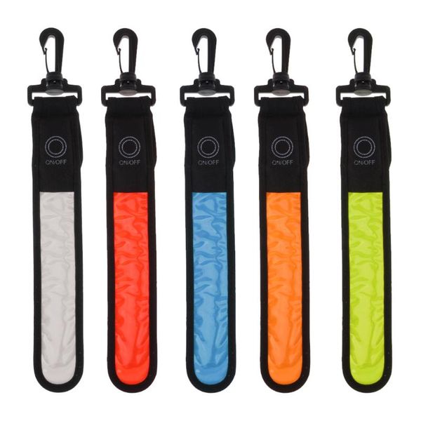 

backpack reflective strip led reflector for cyclists joggers runners student