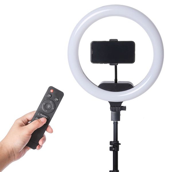 

12 14 дюймы фото led сеого кольцо заполняющей свет 2 dimmable камерофон кольцо лампа для макияжа video live студии