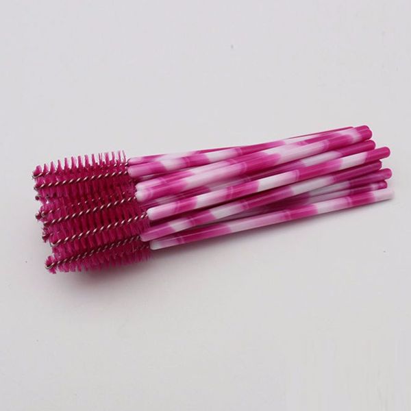 

makeup brushes 50pcs/set colorful handle disposable mascara wands applicator lash nylon eyelash extension cosmetic make up tool