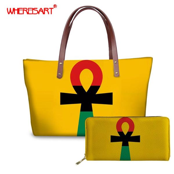 

whereisart панафриканская анк печать сумки женщин вскользь сумки 2020 женщины сумки на ремне большой емкости американский тотализатор мешок