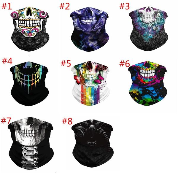 

motorcycle turban cycling magic bandanas ski face skull mask wrap neck scarves headband multi use hha1293