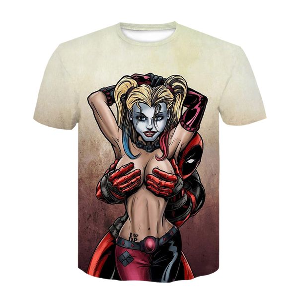 

it clown joker camiseta 3d print shirts plus size kawaii aesthetic men clothing