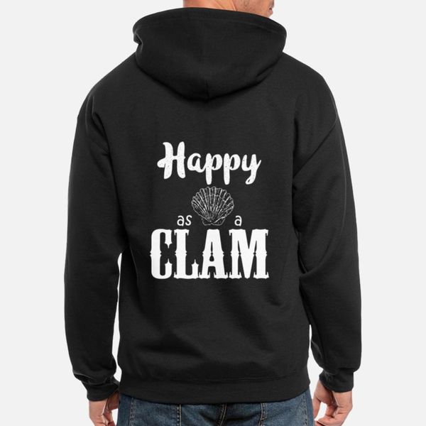

funny clam - happy - digging seafood mollusk designers graphic t shirt cool lovely o-neck tracksuit hoodie sweatshirt