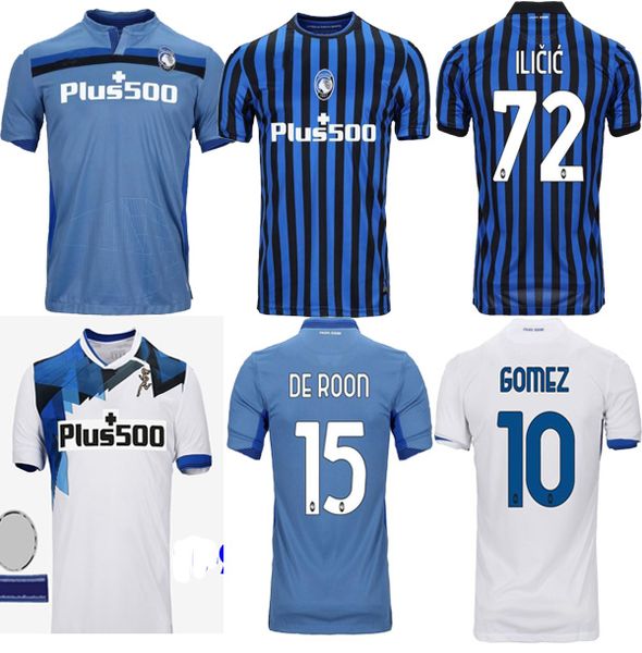 

новый 2020 2021 аталанта футбол джерси .muriel топ аталанта maglia да калсио gomez ilicic футбол 2021 джерси freuler de рун равномерная, Black;yellow