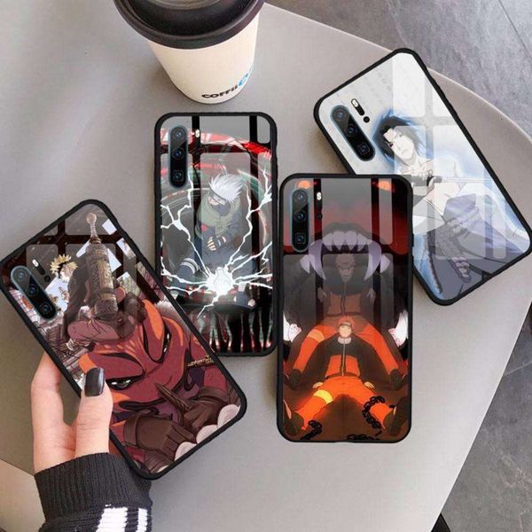

seanimated naruto uchiha assisted mobile phone case tempered glass huawei honor 7a 8x v10 p30 9 plus lite mate 10 20 provgt