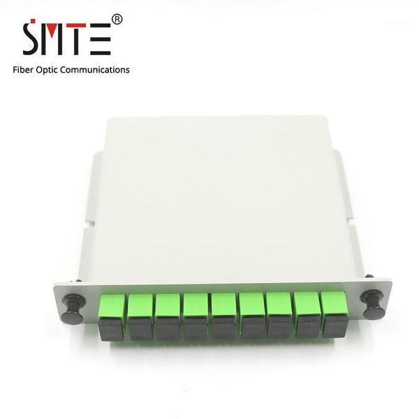 

10pcs/lot 1 to 8 sc apc upc plc splitter 1x8 b sc/apc fiber optical plc fiber tool1