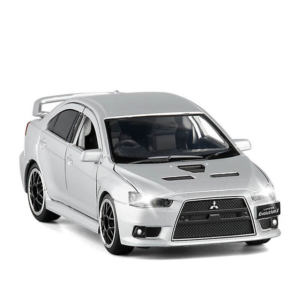 

alloy 1/32 lancer evolution x model toy car die cast sound light toys vehicle for children kids