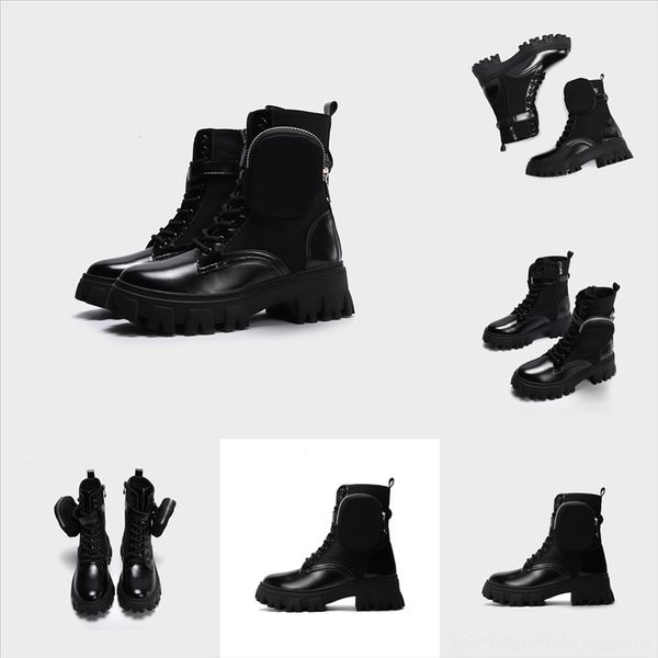 

ufmqx trend femaleblack designer nylon new walletboots shiny thick messi s new boot bottom all-match motorcycle bare, Black
