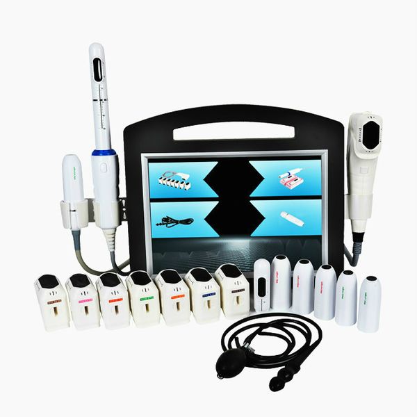 

3 in 1 hifu high intensity focused ultrasound hifu face lift machines wrinkle removal with 5/8 cartridge for face body vaginal tighten