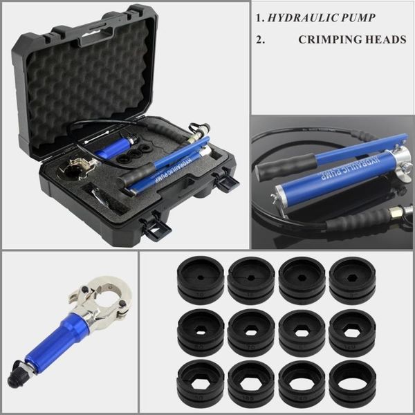

hydraulic crimping heads crimping tool with hand pump 10-300mm2 gc-300h1