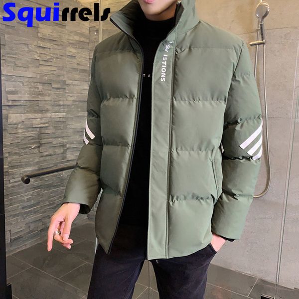 

Men's down et, thick coat, winter warm suit, fashionable and handsome, Black