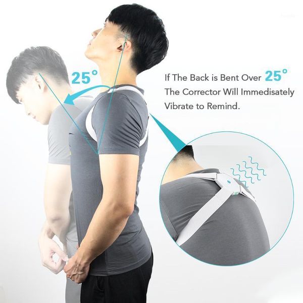 

back support smart correction instrument for children's posture corrector brace spine belt adjustable corset1, Black;blue
