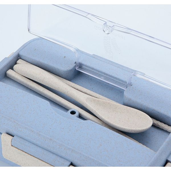 

микроволновая пенч-коробка дети детский школьный офис портативный bento коробка пшеницы соломинки посуда еда контейнер для хранения еды f bb