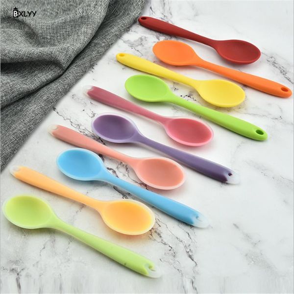 

creative silicone spoon household goods kitchen children's spoon all for kitchen accessories dessert silicone forms.75z