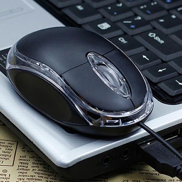 

mini wired usb optical mouse for pc lapcomputer scroll wheel 1000 dpi for computer windows office