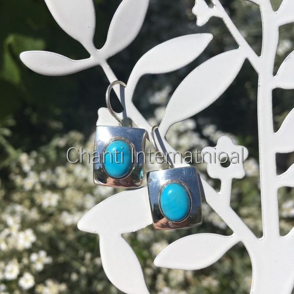 

dangle & chandelier rainbow moonstone nice earrings 2.5cm1, Silver