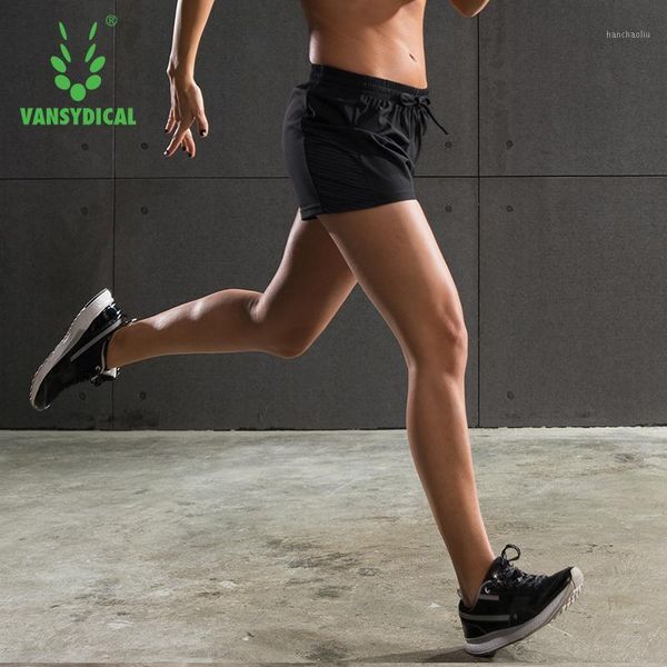 

running shorts women quick dry elastic waist summer sports for fitness gym jogging training1, Black;blue