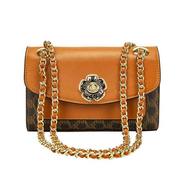 

75% off handbag factory store molla trendy square bag chain camellia flower single shoulder bag bag, Black;red