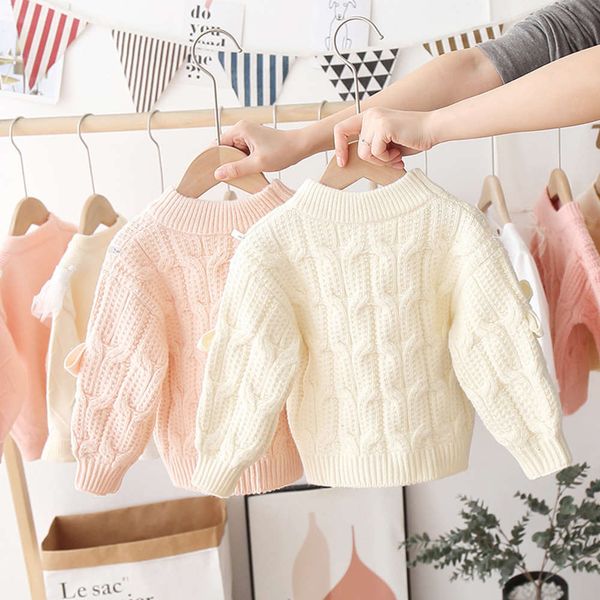 

new autumn winter warm sweater 2020 t-shirt girl's round neck pullover children's et wjt3h605, Blue