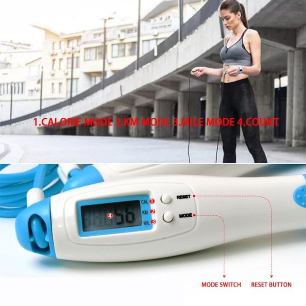 

led electronic counter skipping with weighted high-speed rope crossfit to jump speed kg-666