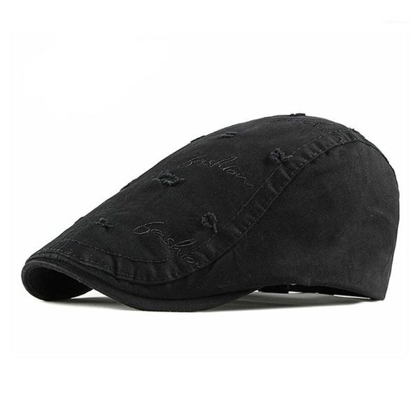 

berets men's casual hat cotton caps for spring summer autumn1, Blue;gray