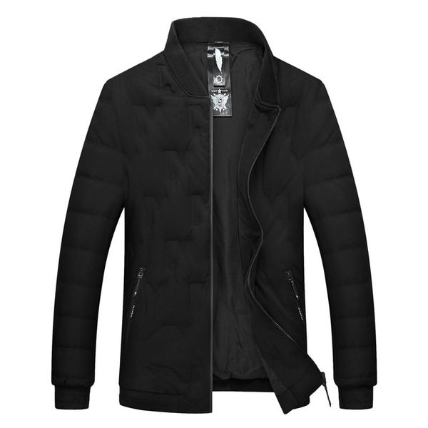 

2021 new 5xl 6xl 7xl plus men's winter jacket duck down warm thick feather parka for men outwear large size coat 8m46, Black