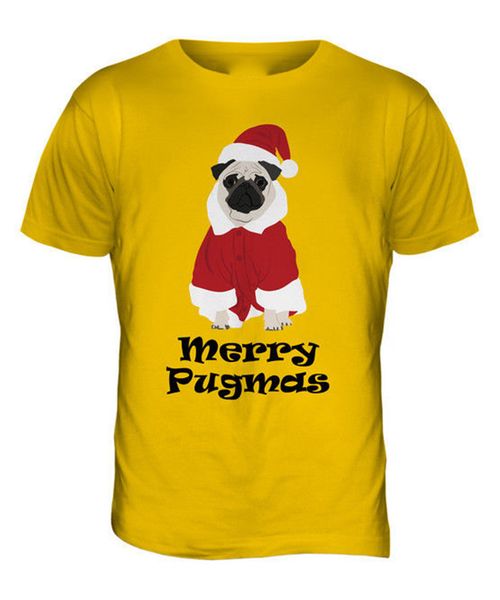 

merry pugmas mens t-shirt tee top giftxmas santa бесплатная доставка смешной tops tee shirt спорта с капюшоном hoodie
