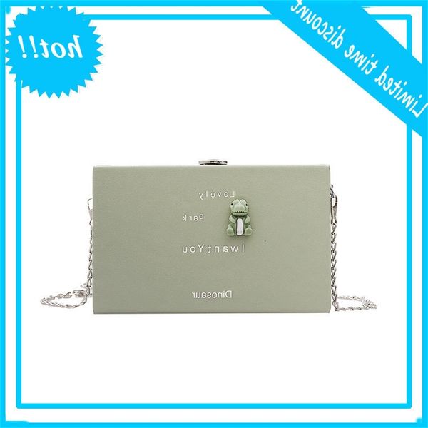 

2020 new light fresh flap women shoulder animal letter chain cross body for telephone coin shopping women's bag