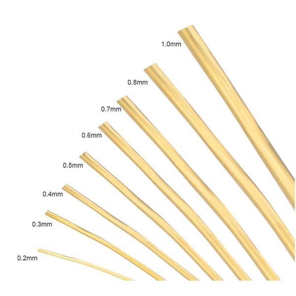 

0.2-1mm silver/gold/rose gold copper wire for bracelet necklace diy colorfast beading wire jewelry cord string for craf qylzfy