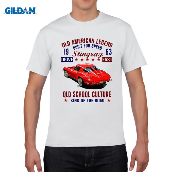 

2020 designer fashion brand cool shirts vintage american corvette stingray 1963 new cotton hipster hoodie designers t shirts sweatshirt