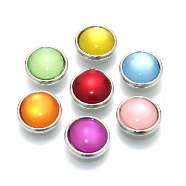 

10pcs lot new mixed flower resin snap 12mm snaps buttons for snaps jewelry fit 12mm snap button bracelets 0744 h qylsmf