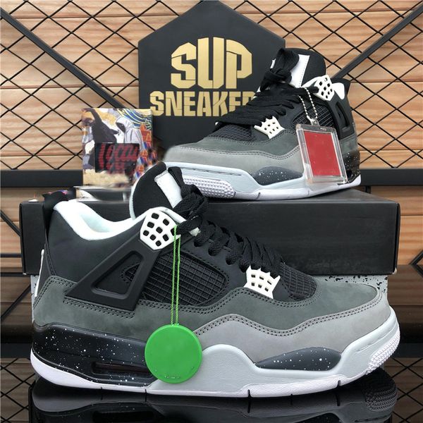

men women 4s basketball shoes black cat cactus jack universitys blue union oreo 4 sneakers tech white cement sail kaws luxury designers trai