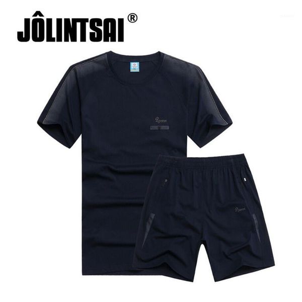 

plus size 5xl,6xl,7xl,8xl male t-shirt sets 2018 men clothing two piece sets summer tracksuit men's sportswear cotton t shirts1, Gray