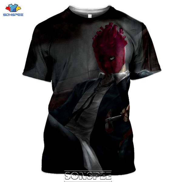 

new japanese anime dorohedoro 3d print shirts harajuku horror harajuku men clothing