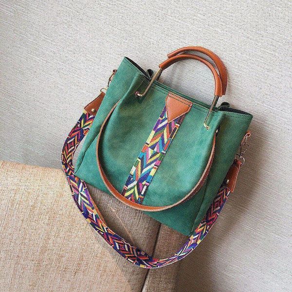 

handbags polish fashion ladies dull shoulder women bags bucket bags color strap totes female two piece set vintage crossbody qynf mciwf