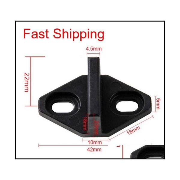 

sliding barn door hardware wall guide door bottom floor guide black steel plastic fl qylygw homes2011