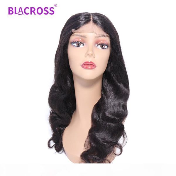 

body wave wig 4x4 lace closrue wigs brazilain body wave human hair wigs for women remy hair 150% density, Black;brown