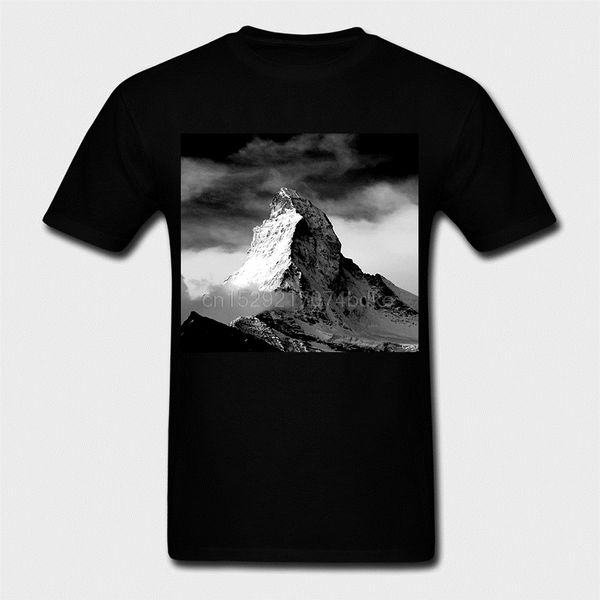 

отпечатано мужчины хлопок matterhorn 2 с коротким рукавом балахон дизайнеров футболки толстовка