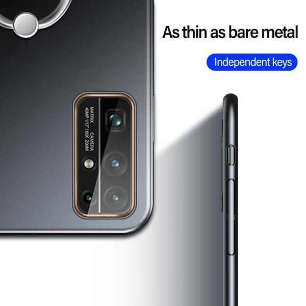 

ультратонкий металлическое кольцо кронштейн матовый pc phone чехол для huawei honor 30 20 10 9 30 20 mate p40 p30 p20 lite wmttvs infant2005