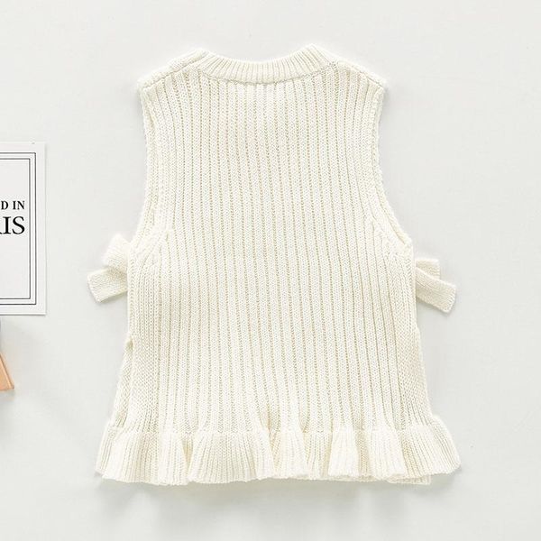 

autumn winter keep warm baby girls waistcoat coat children clothing new 2020 girls sleeveless vest knitted kids cardigan coat wmtxxk, Blue