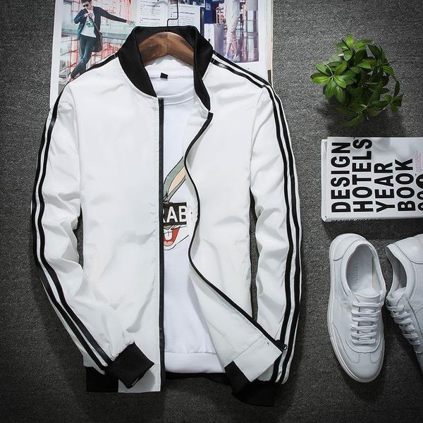 

2021new autumn men's camouflage jackets solid fashion coats male casual slim stand collar jacket men size 3xl 6680, Black;brown