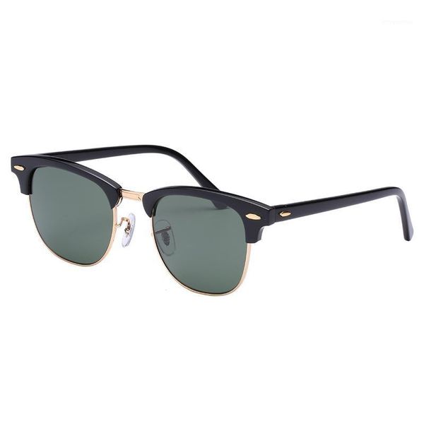 

g15 glass lens sunglasses women men retro classic brand design men women sunglasses oculos lentes de sol mujer1, White;black
